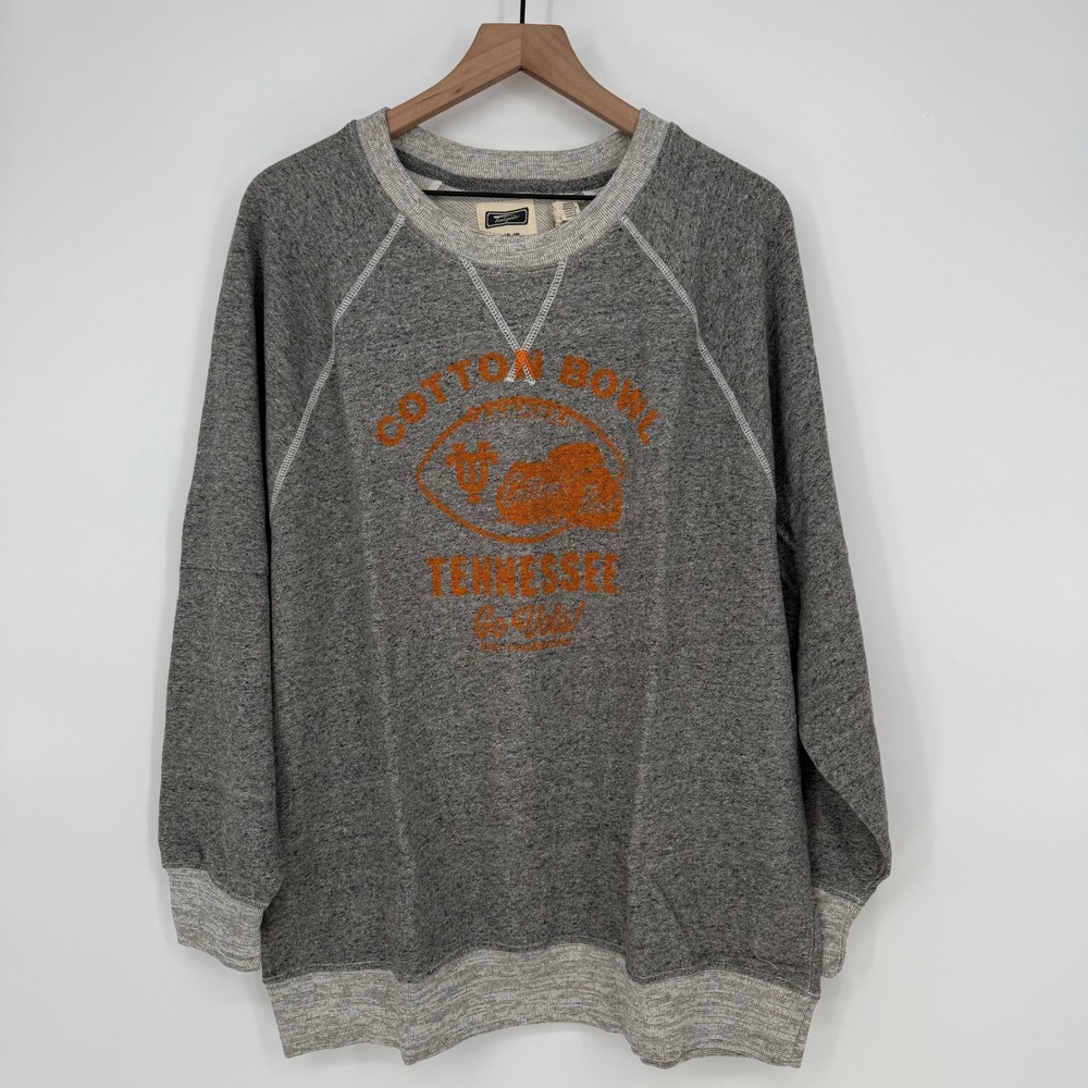 Tailgate Tennessee‎ Volunteers Cotton Bowl Gray Sweatshirt Mens Size L